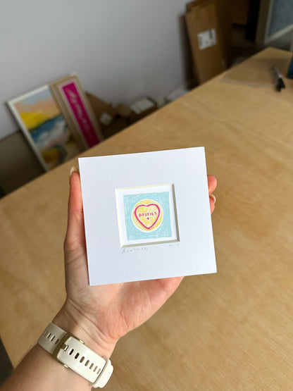 Besties Mini Art Print