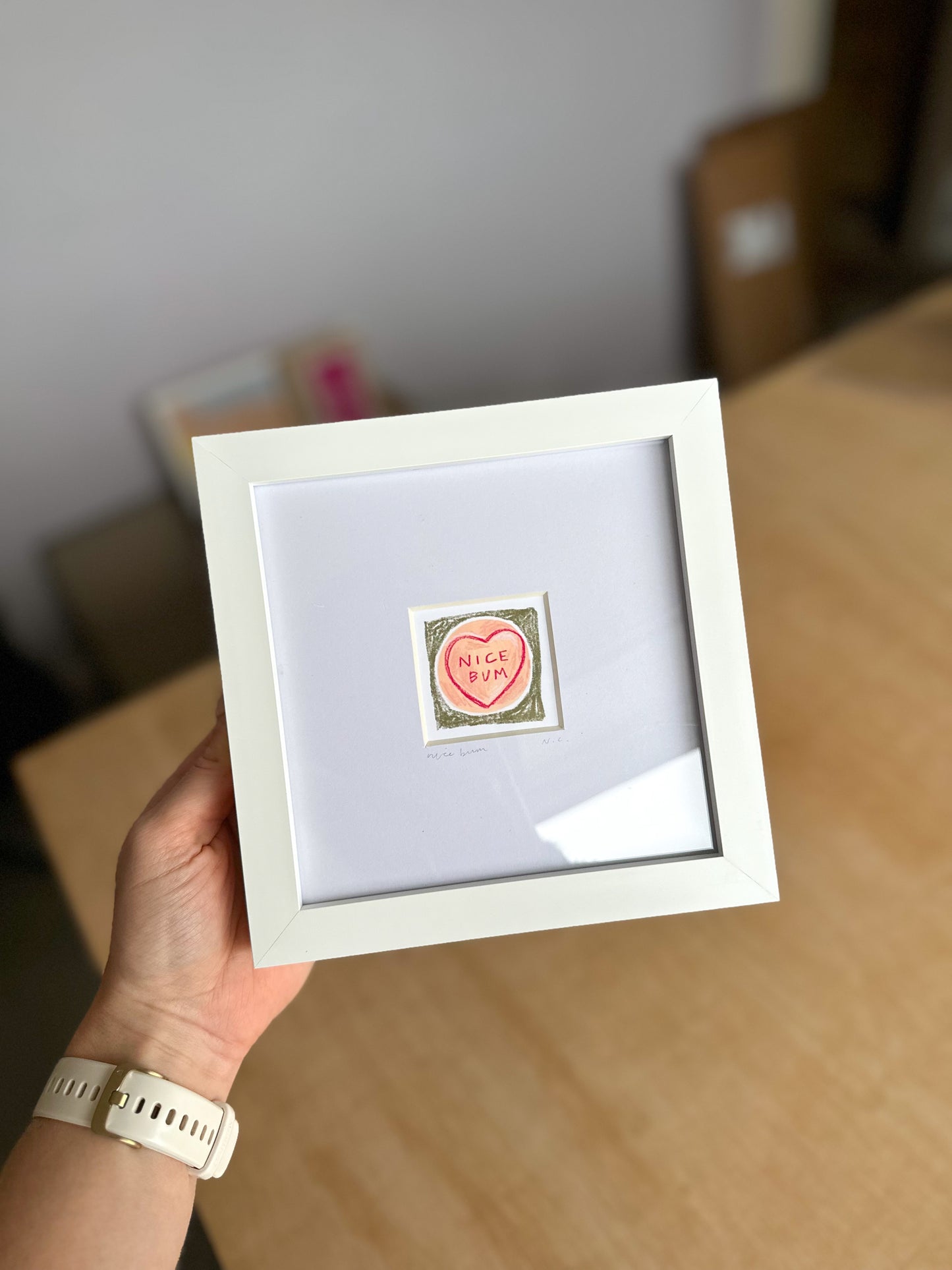 Nice Bum Mini Art Print