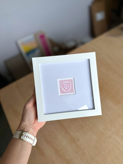 Love Hearts Mini Art Print
