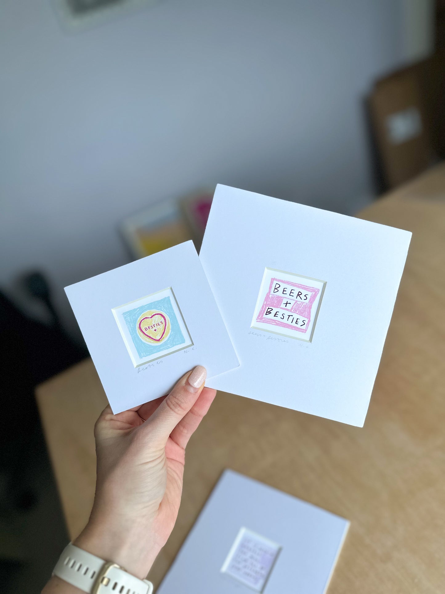 Besties Mini Art Print