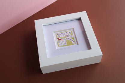 Harry Styles Inspired Margs Mini Art Print