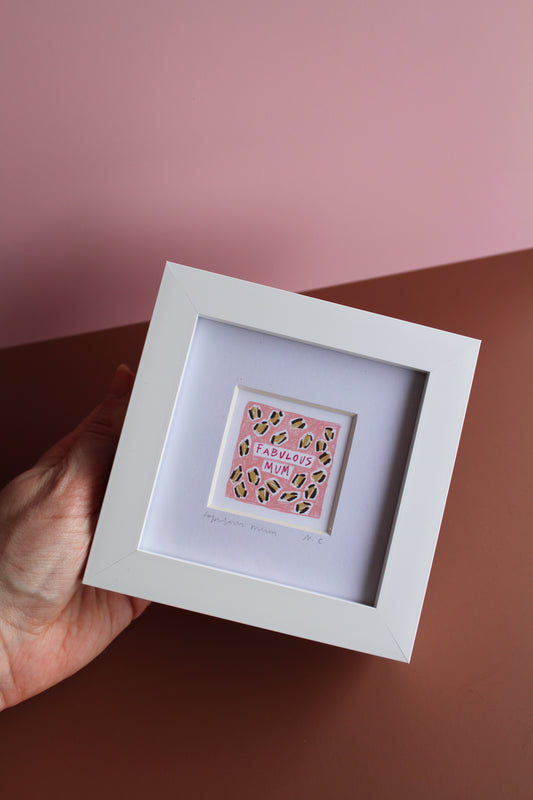 Fabulous Mum Mini Art Print