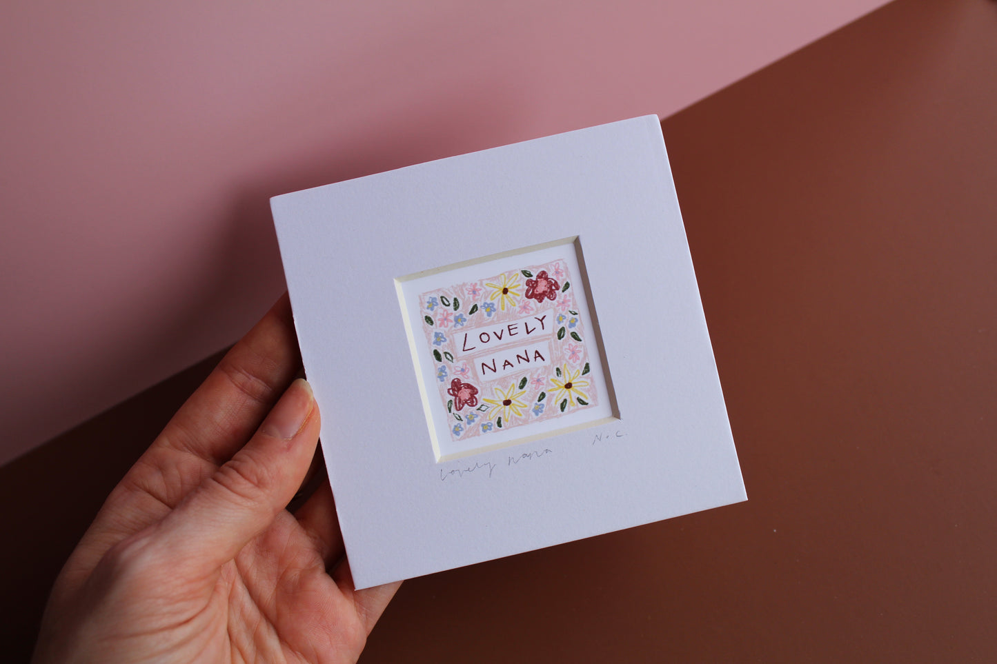 Lovely Nana Mini Art Print