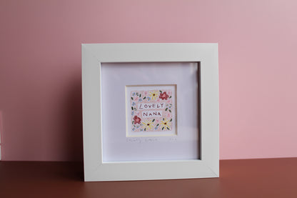 Lovely Nana Mini Art Print