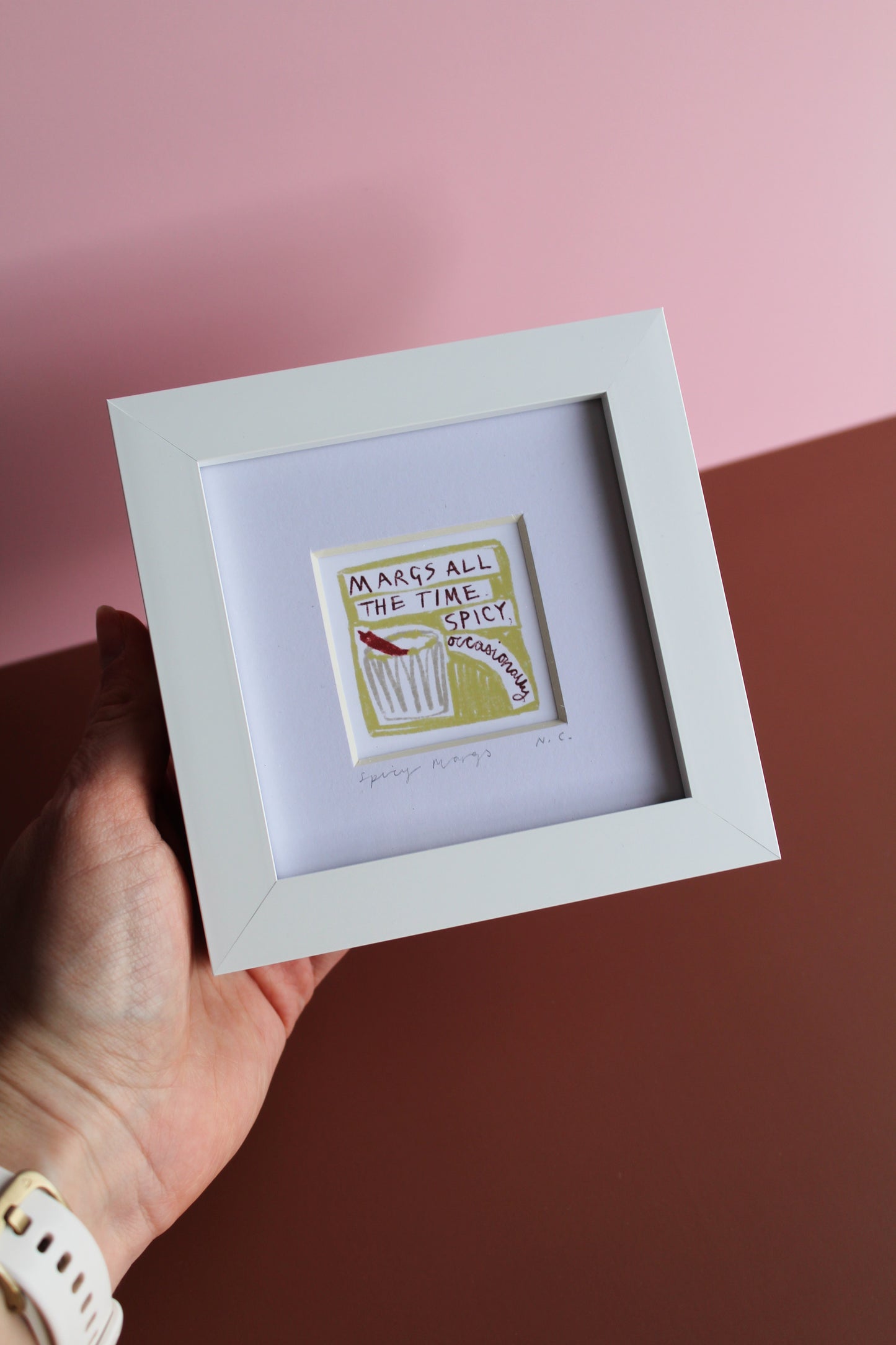 Harry Styles Inspired Margs Mini Art Print