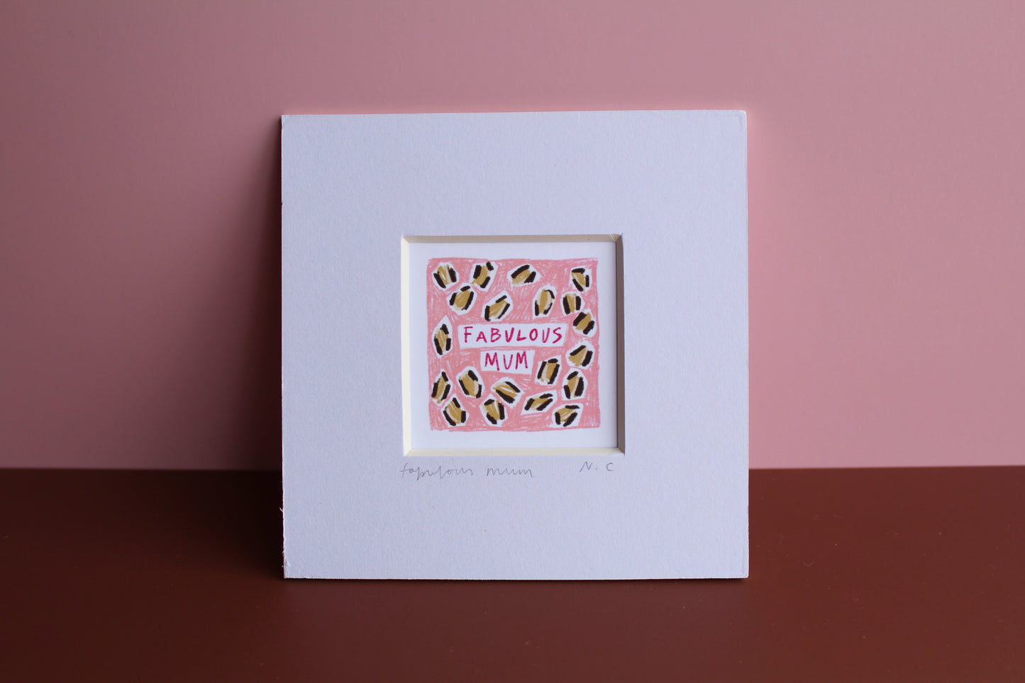 Fabulous Mum Mini Art Print