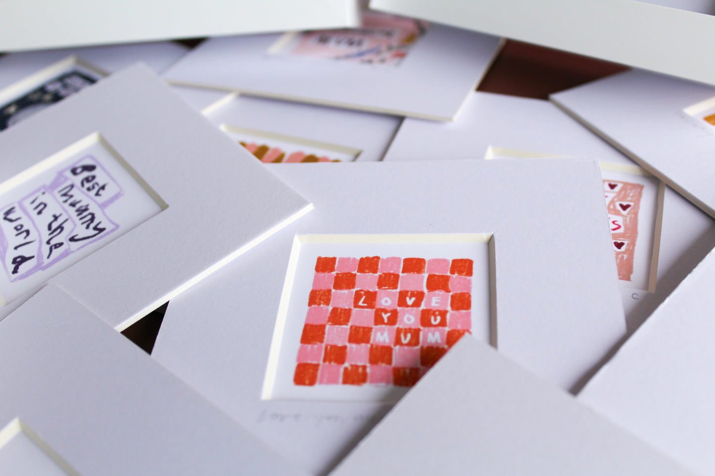 Love You Mum Mini Art Print