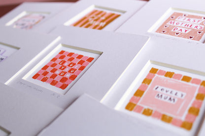 Lovely Mum Mini Art Print