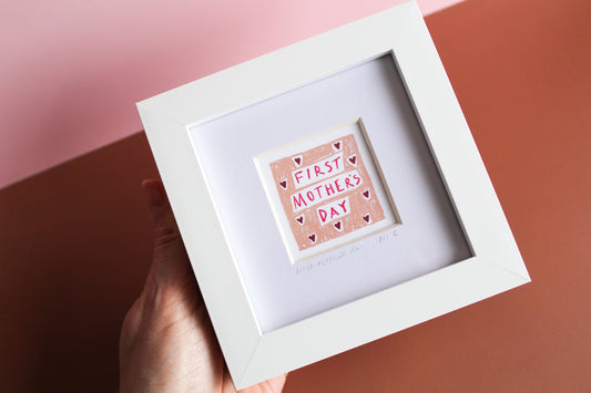 First Mother's Day Mini Art Print