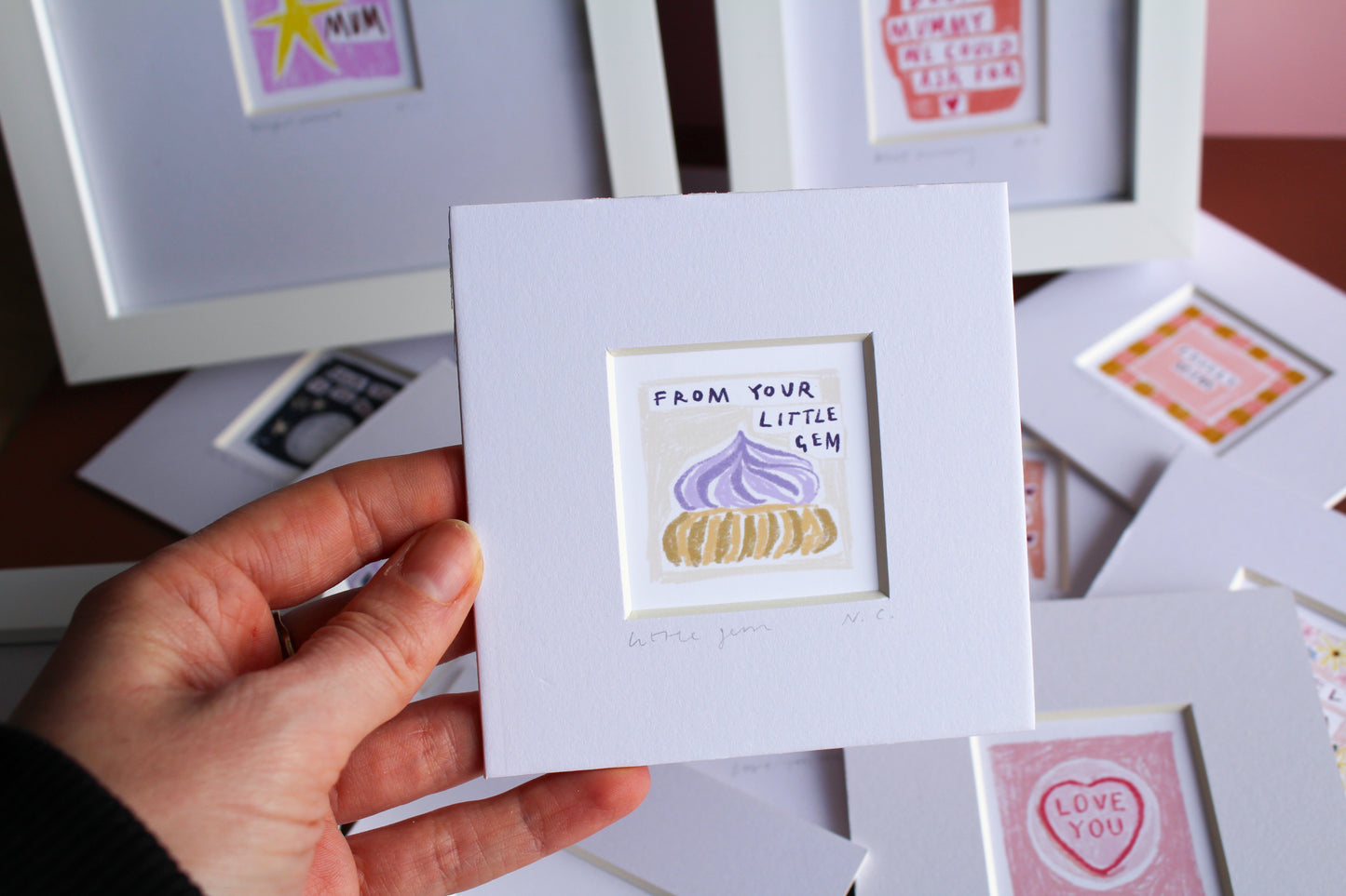 Iced Gem Mini Art Print