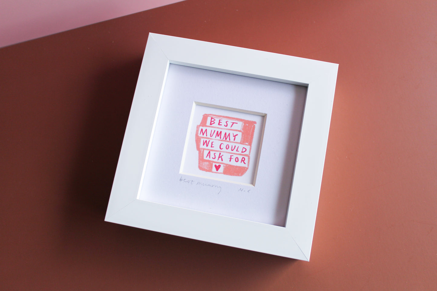 Best Mummy We Could Ask For Mini Art Print