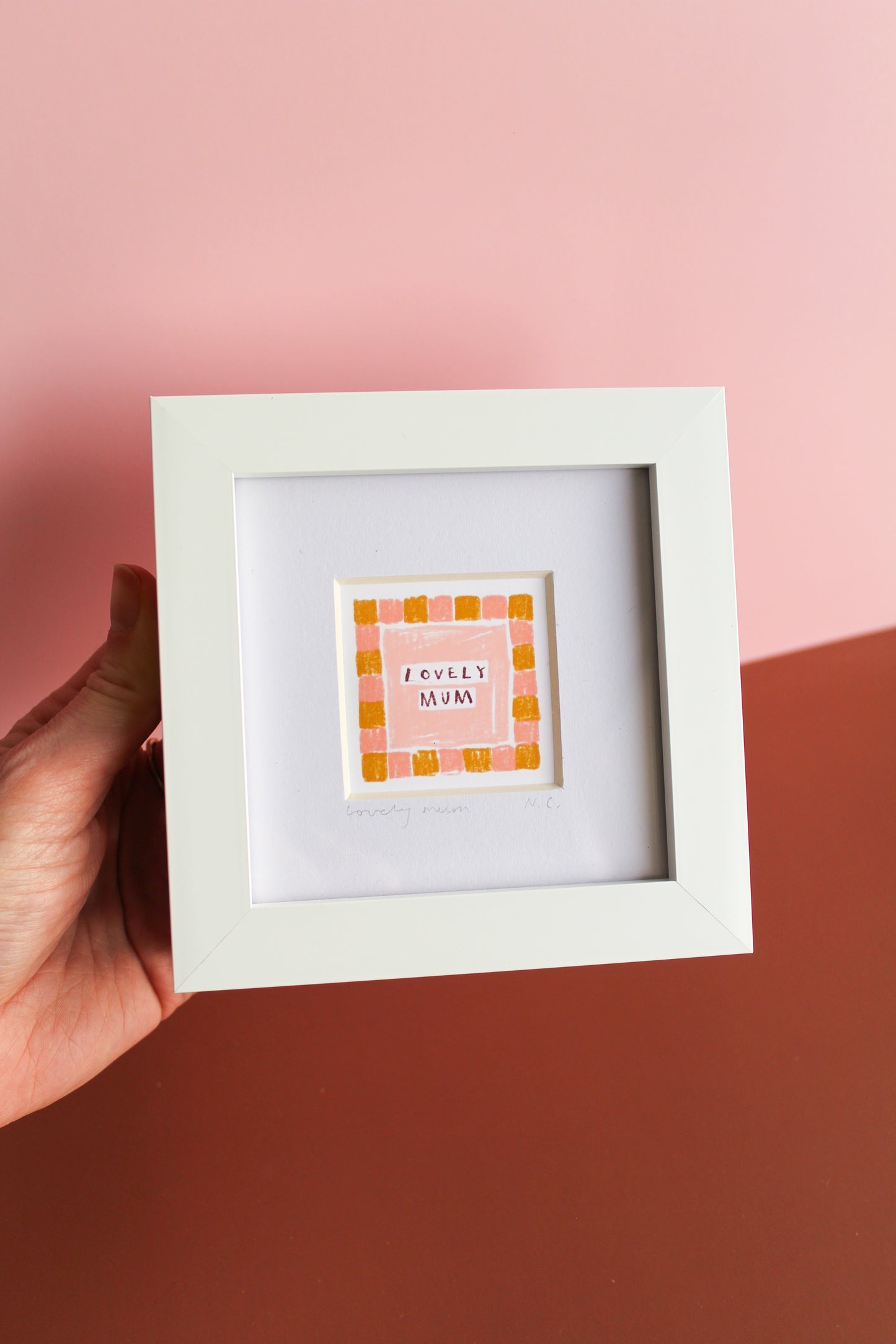 Lovely Mum Mini Art Print