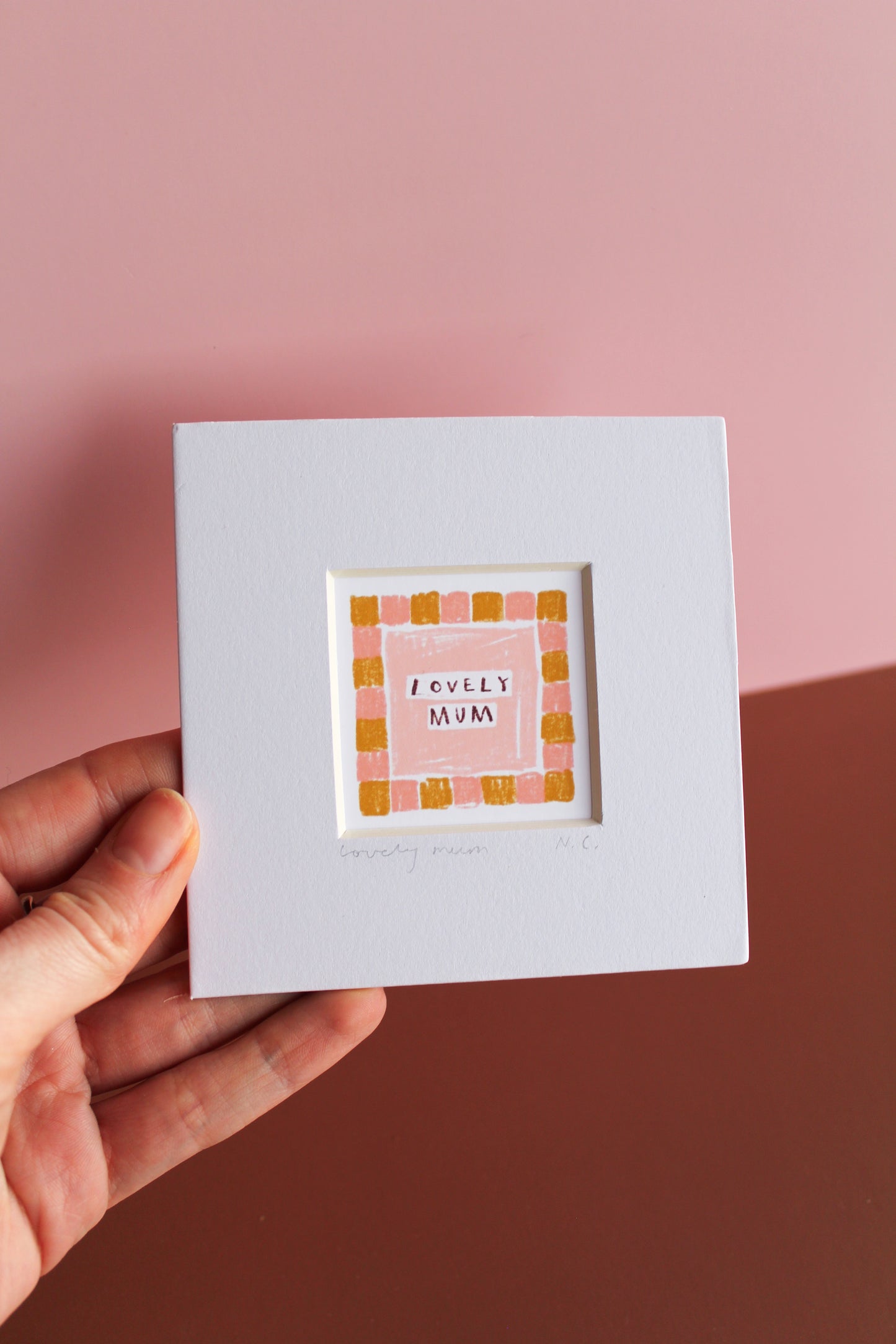 Lovely Mum Mini Art Print