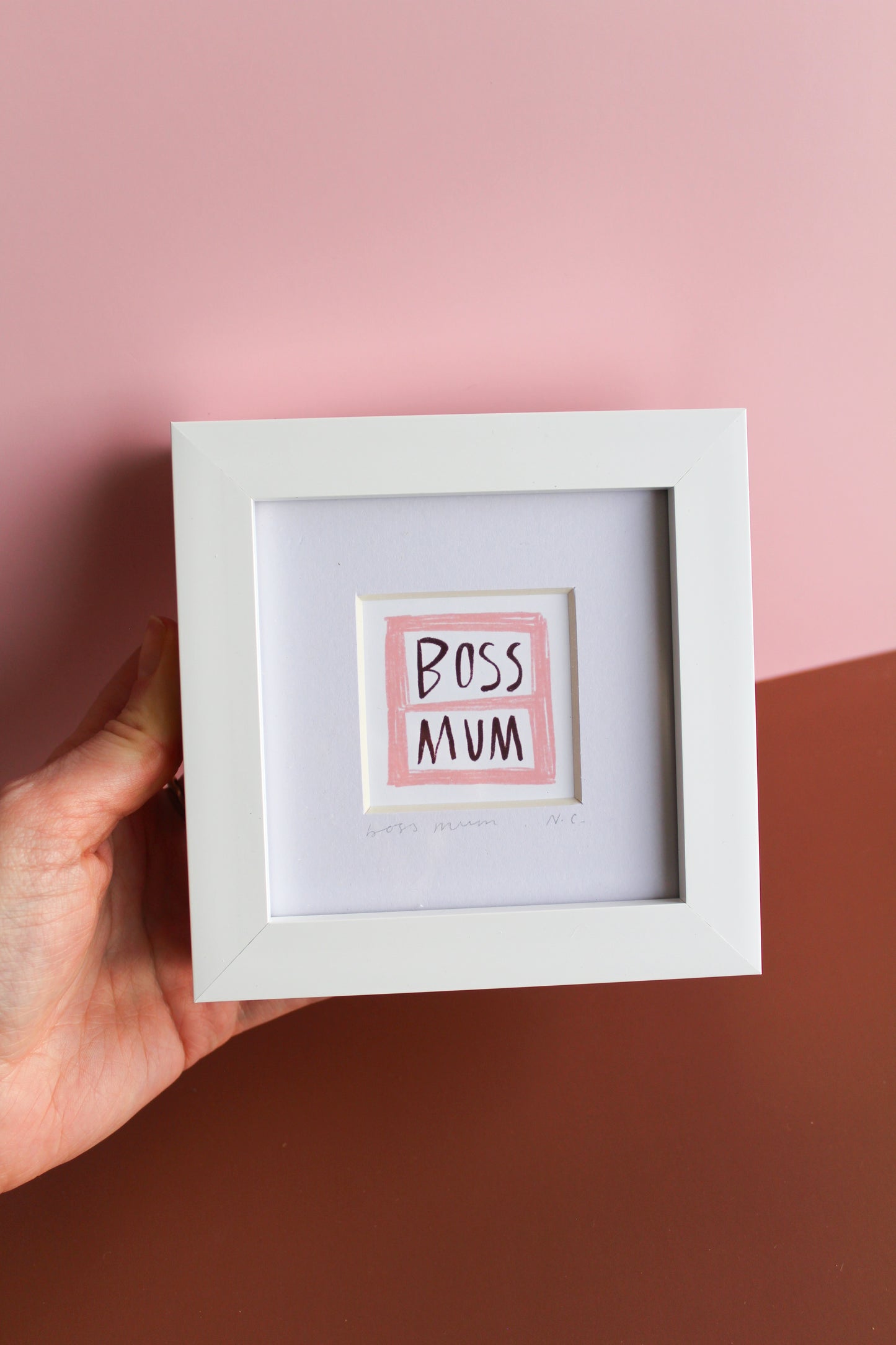 Boss Mum Mini Art Print