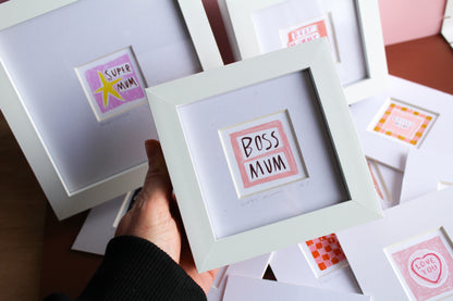 Boss Mum Mini Art Print