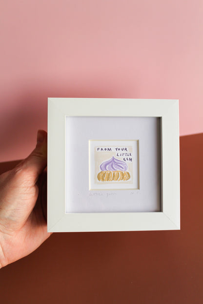 Iced Gem Mini Art Print