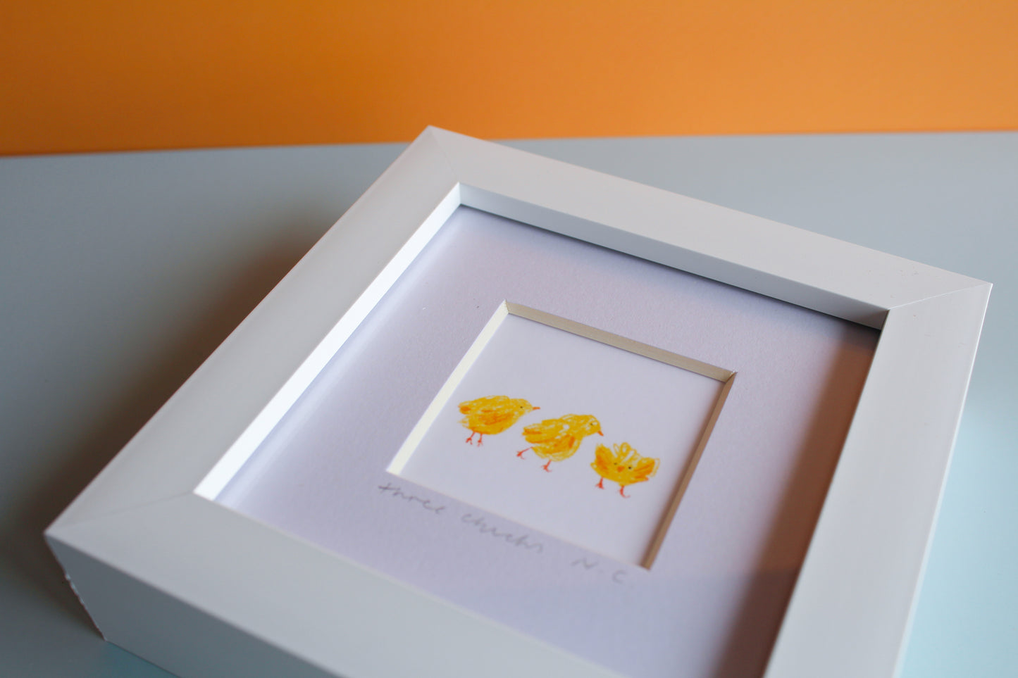 Three Chicks Mini Art Print