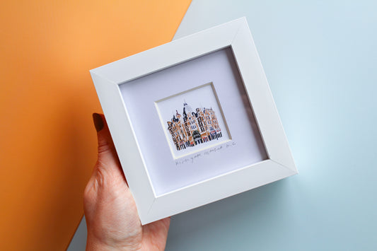 Kirkgate Market Leeds Mini Art Print