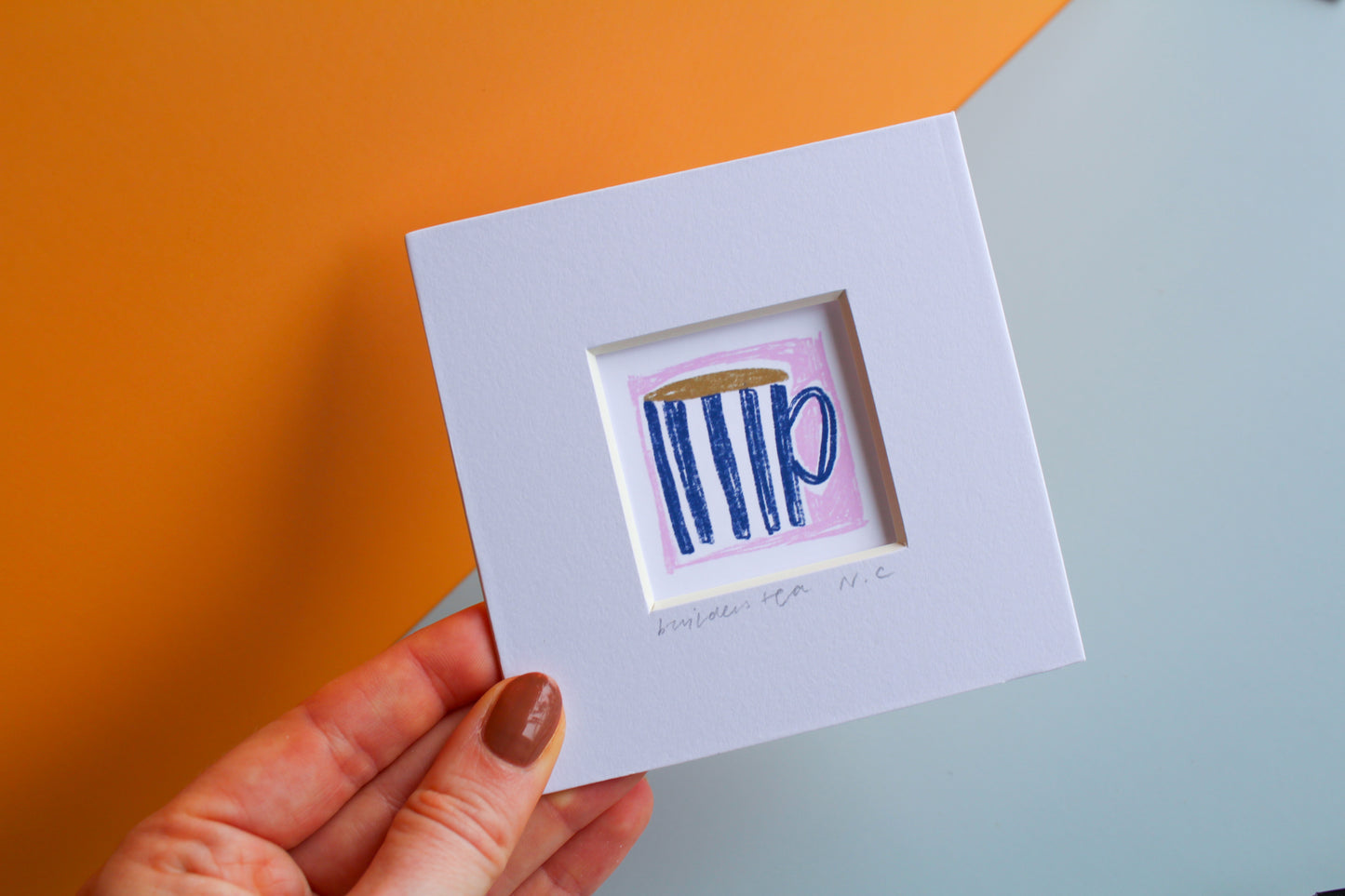 Builder's Tea Mini Art Print