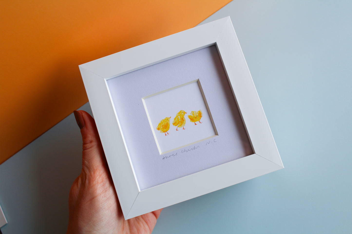 Three Chicks Mini Art Print