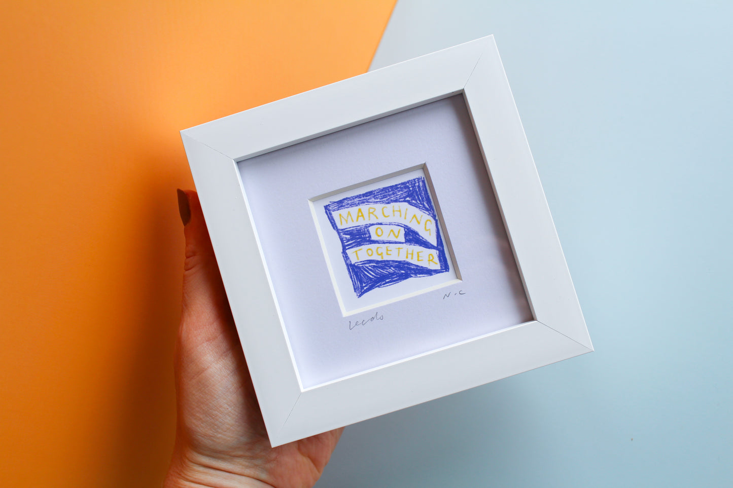 Marching On Together Mini Art Print