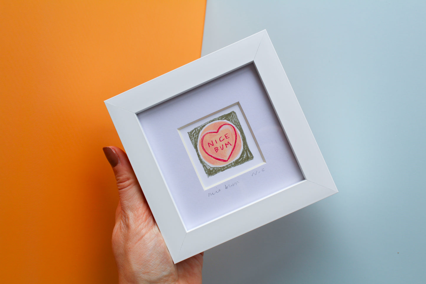 Nice Bum Mini Art Print