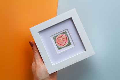 Nice Bum Mini Art Print