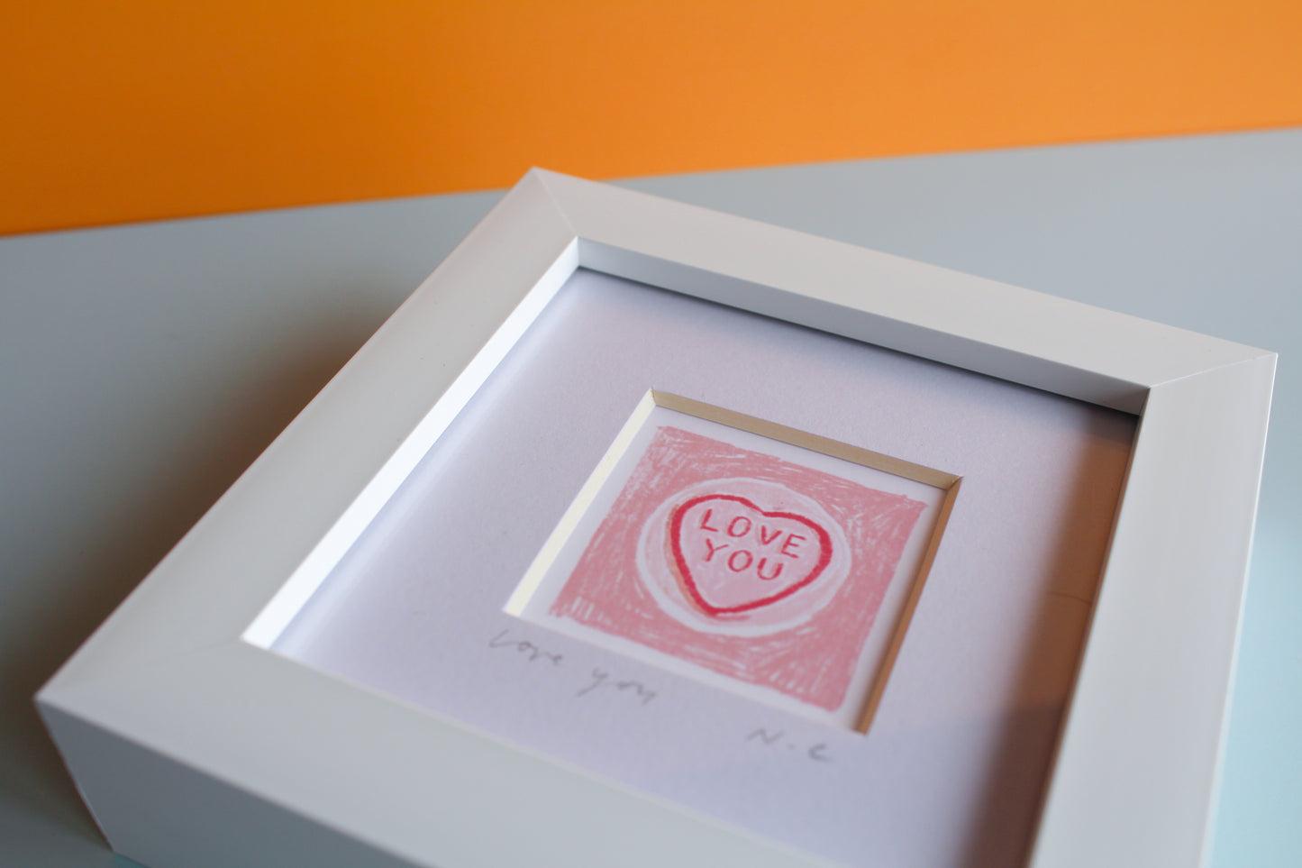 Love Hearts Mini Art Print