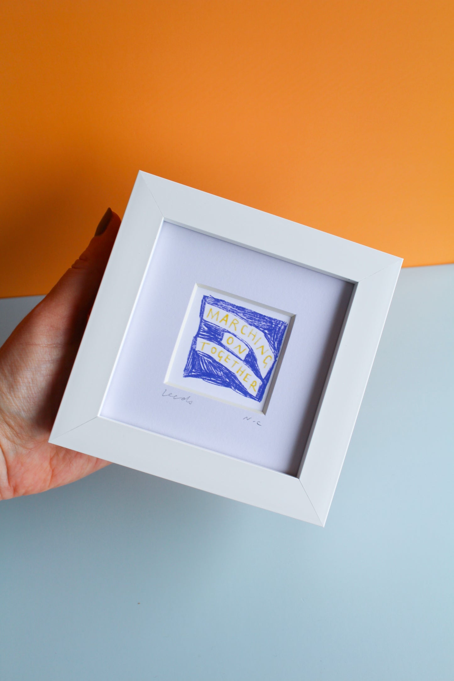 Marching On Together Mini Art Print