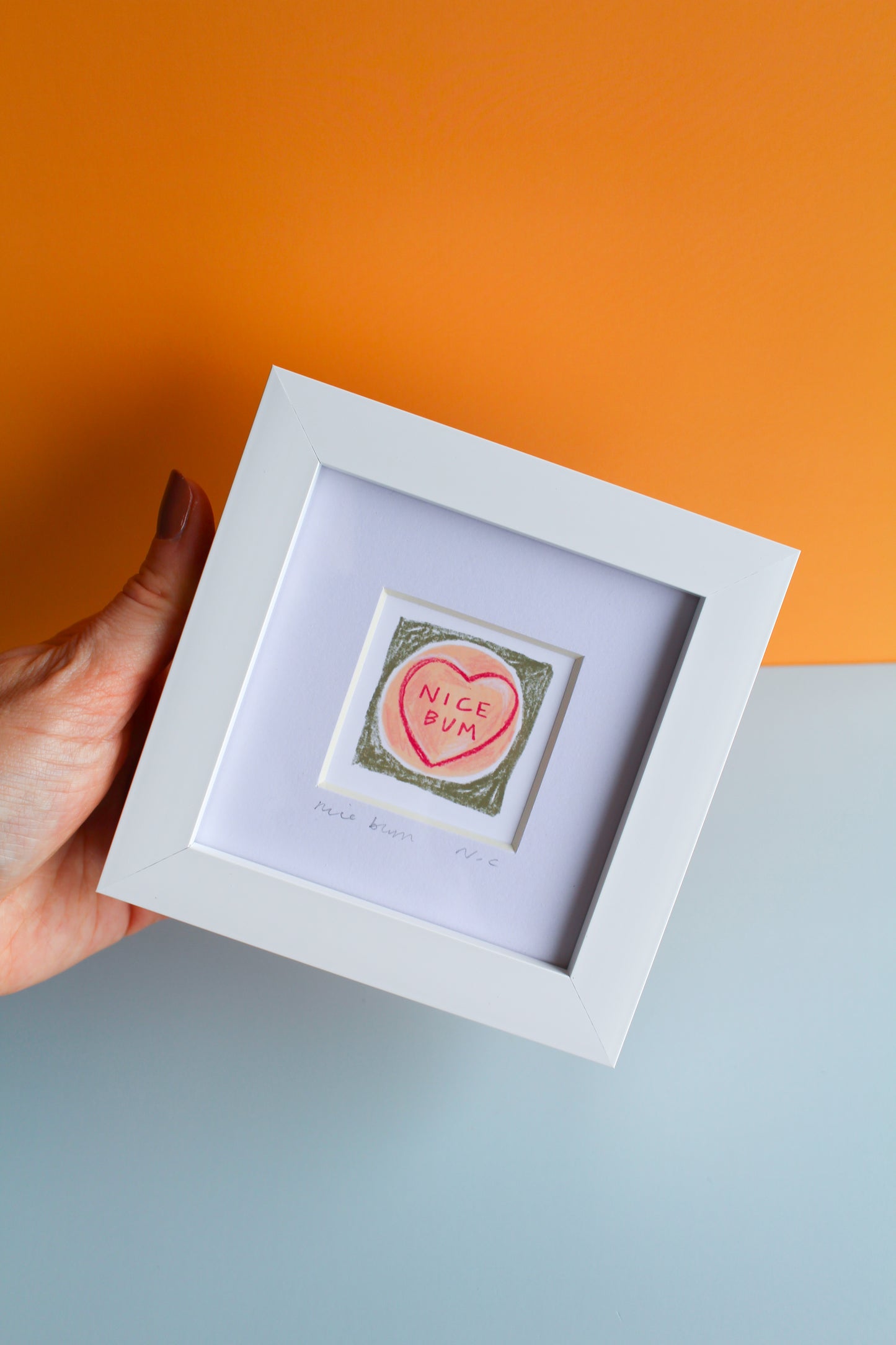 Nice Bum Mini Art Print