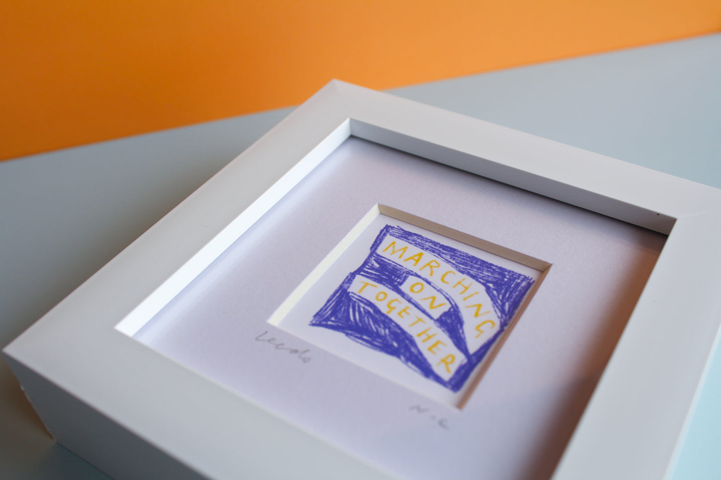 Marching On Together Mini Art Print