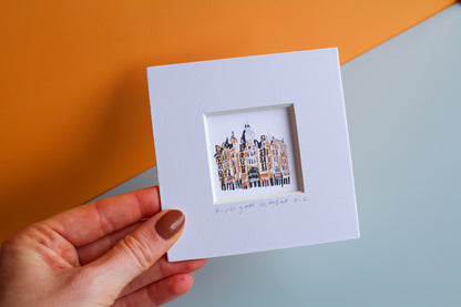 Kirkgate Market Leeds Mini Art Print