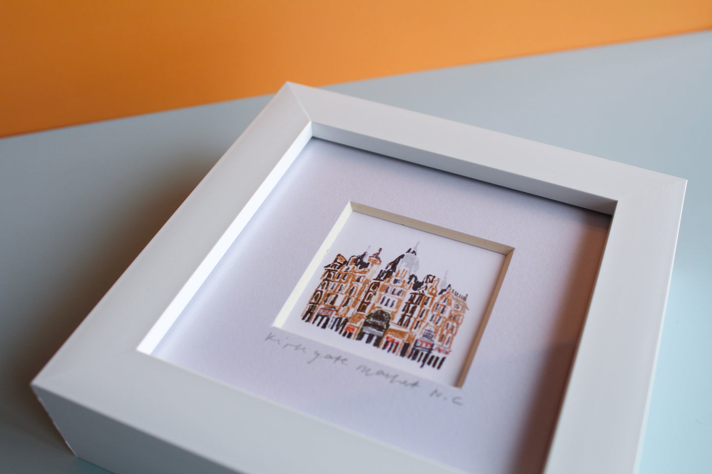 Kirkgate Market Leeds Mini Art Print