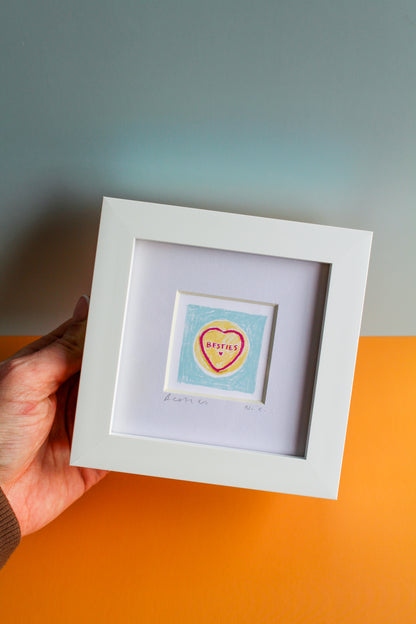Besties Mini Art Print