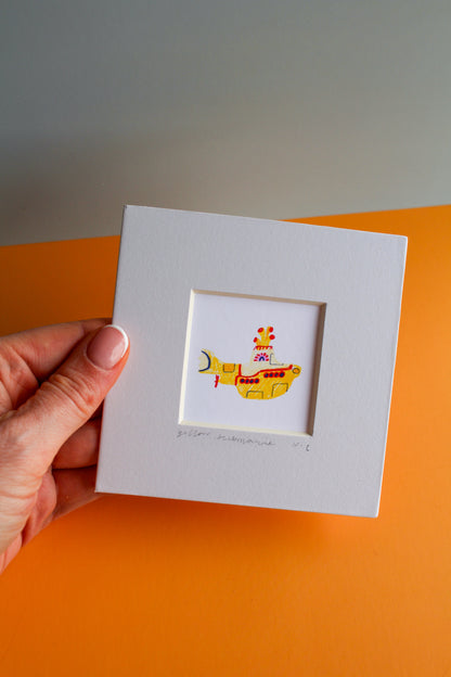 Yellow Submarine Mini Art Print