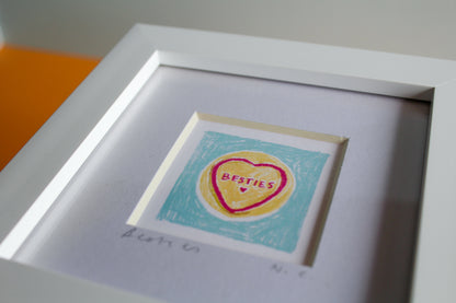 Besties Mini Art Print