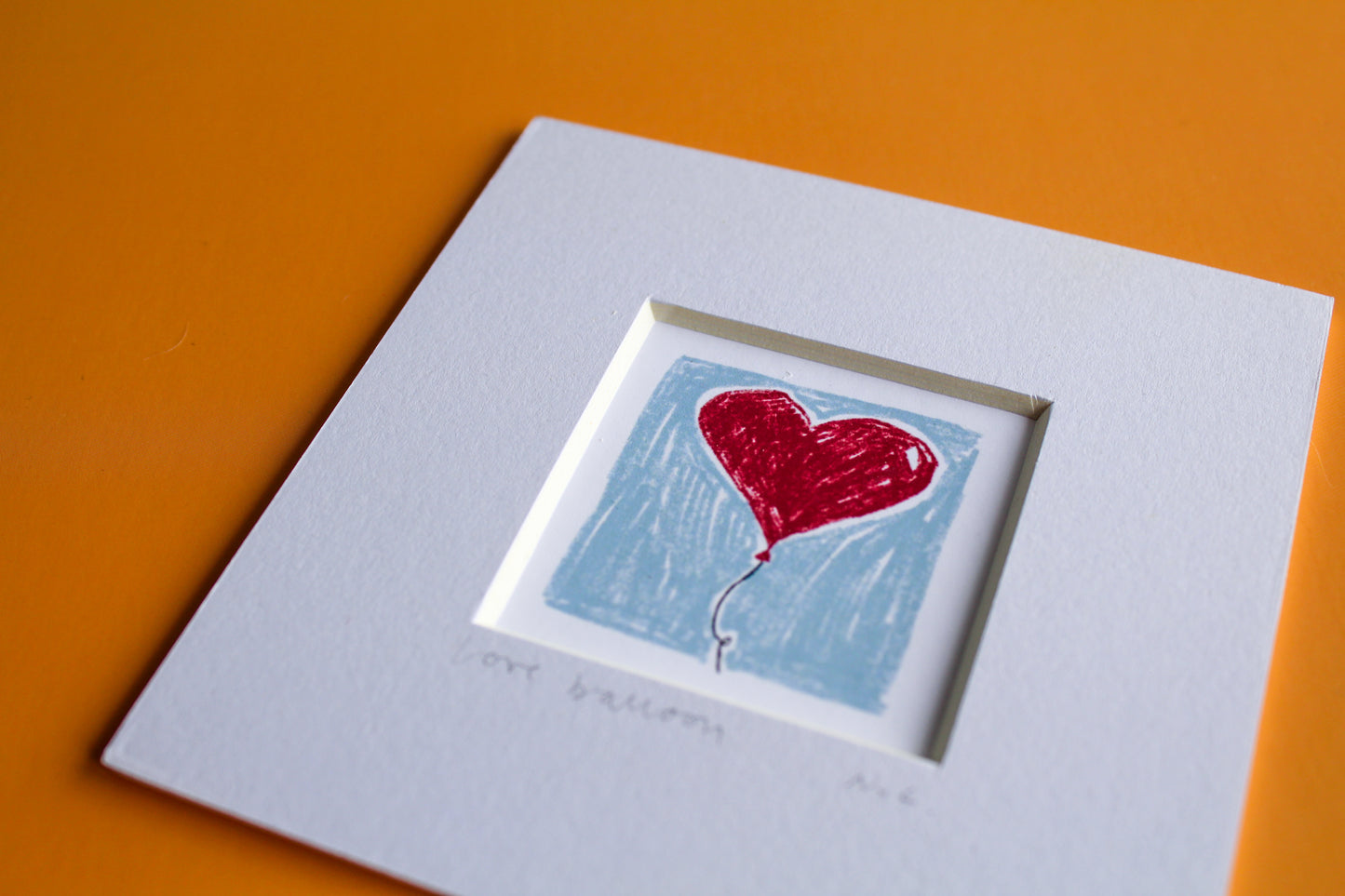 Love Balloon Mini Art Print