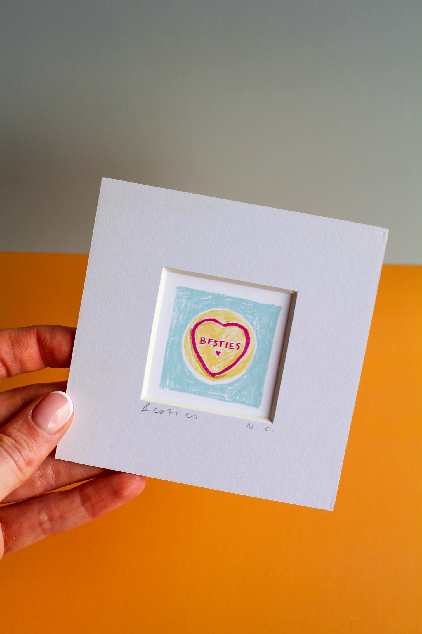 Besties Mini Art Print