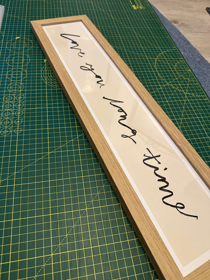 Personalised Text Art Print