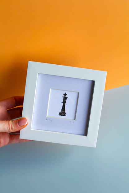 King Chess Mini Art Print