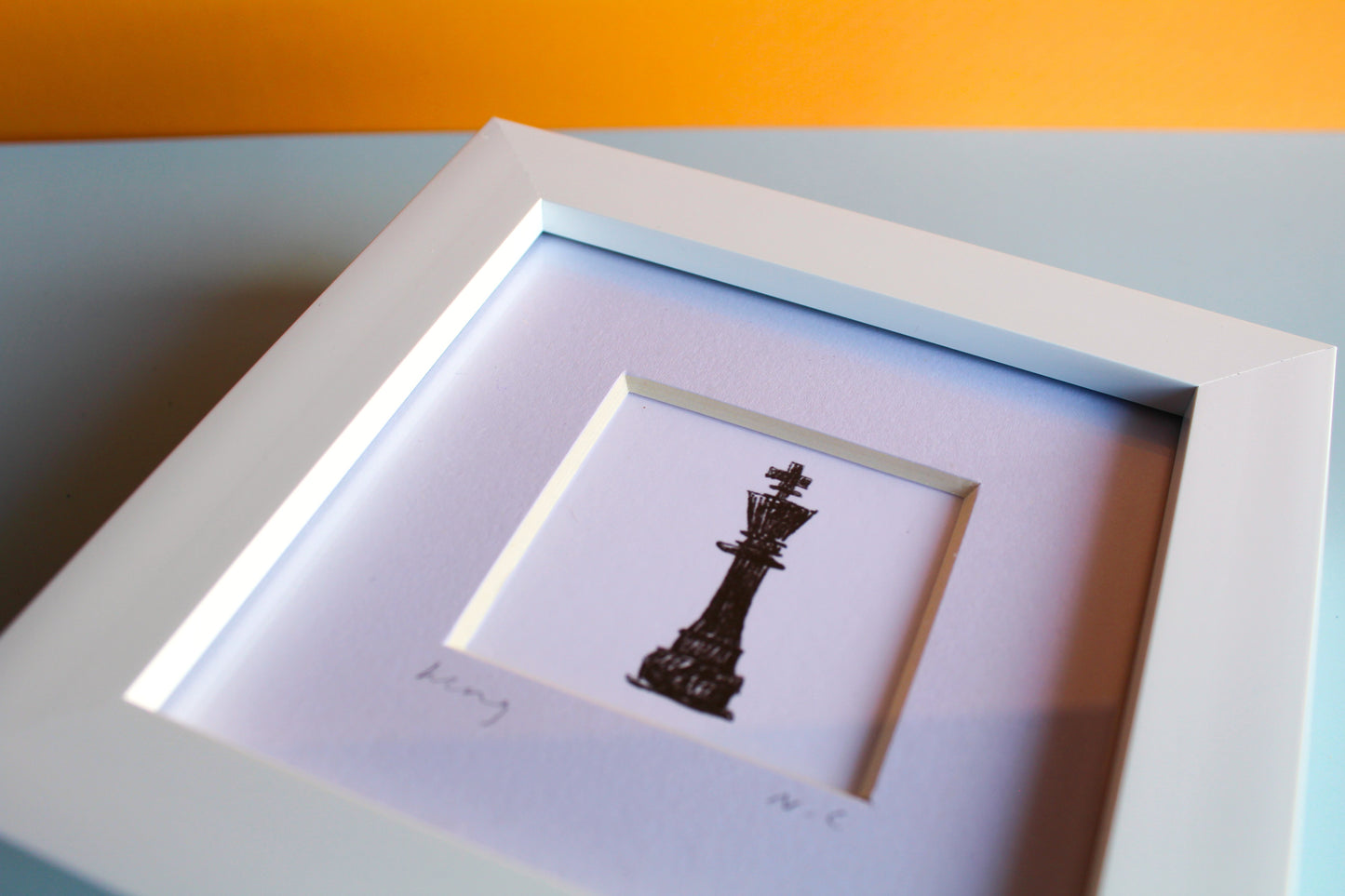 King Chess Mini Art Print