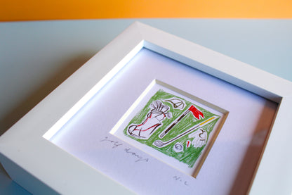 Golf Days Mini Art Print