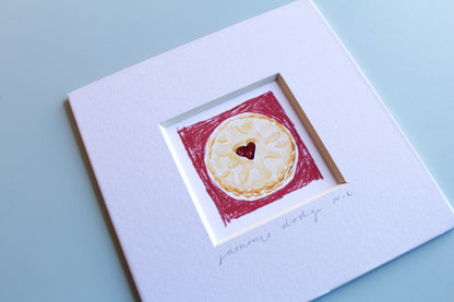 Jammie Dodger Mini Art Print