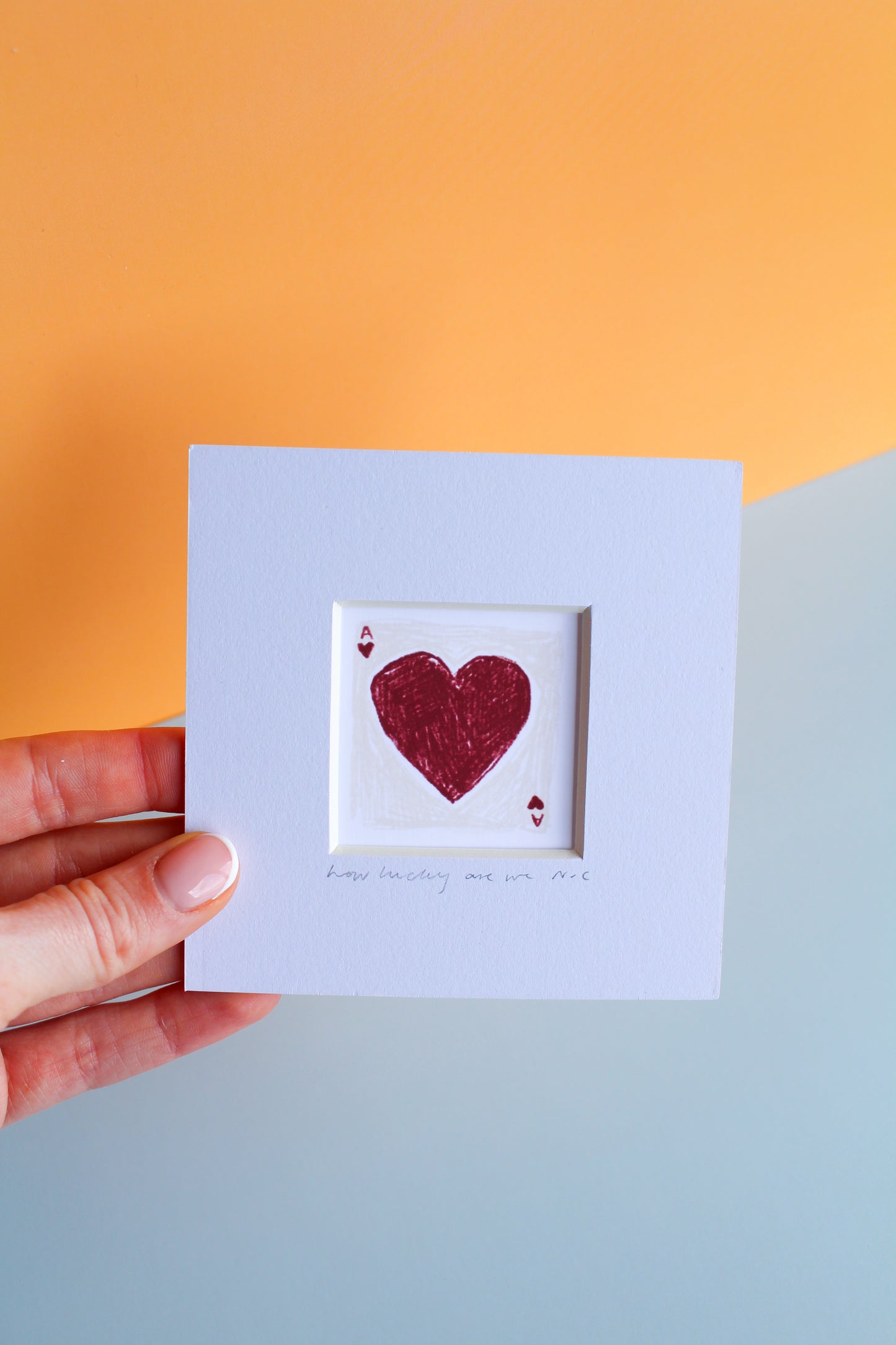 How Lucky Are We Mini Art Print