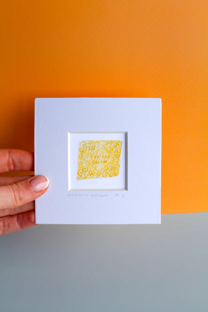 Custard Cream Mini Art Print