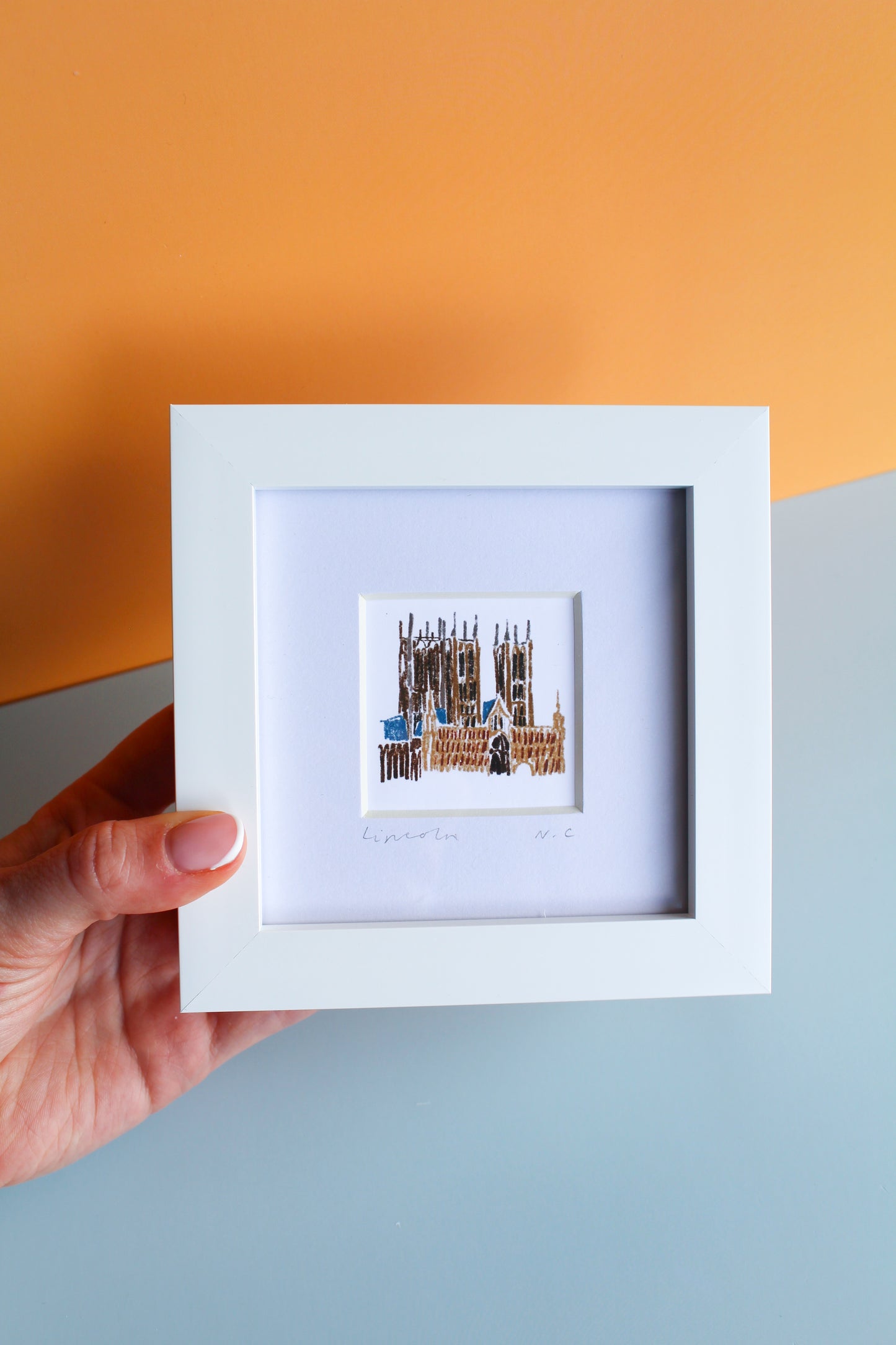 Lincoln Cathedral Mini Art Print
