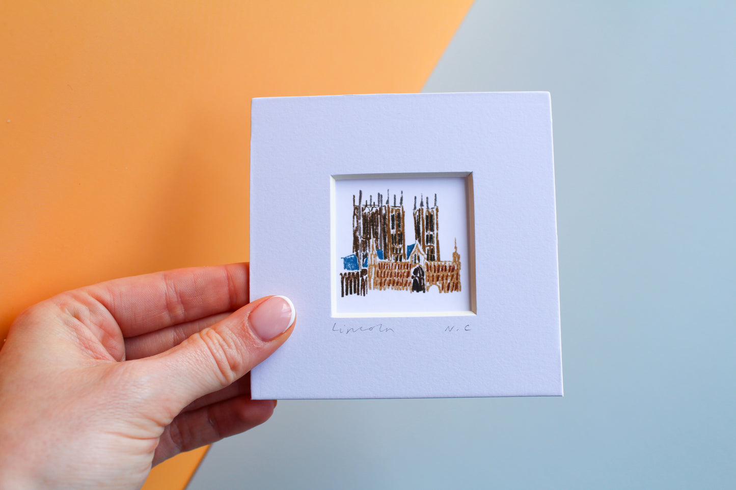 Lincoln Cathedral Mini Art Print