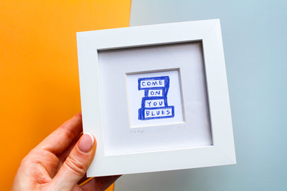 Come On You Blues Mini Art Print
