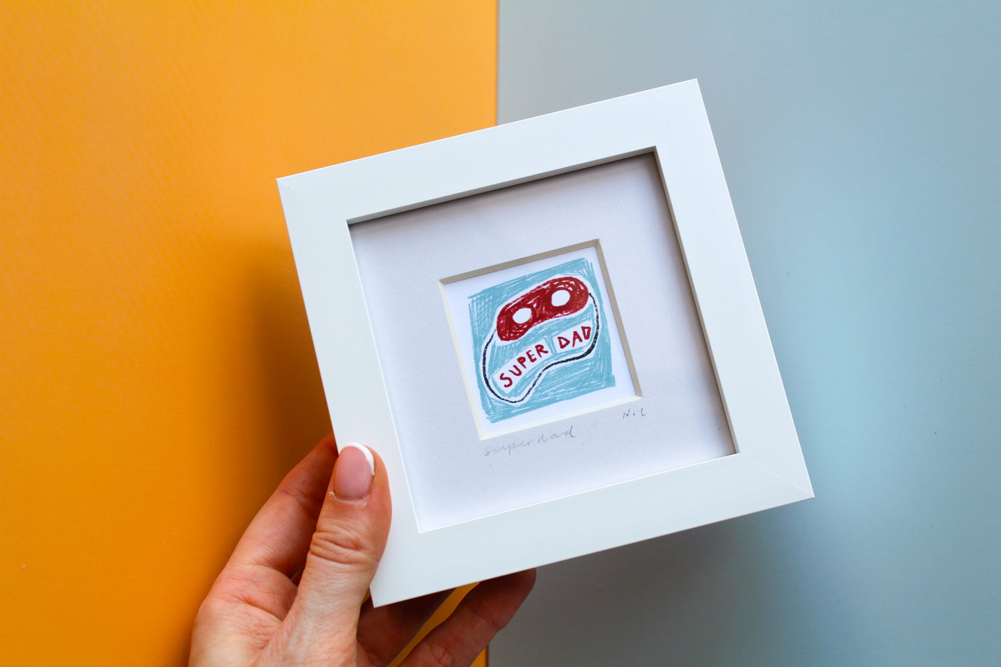 Super Dad Mini Art Print