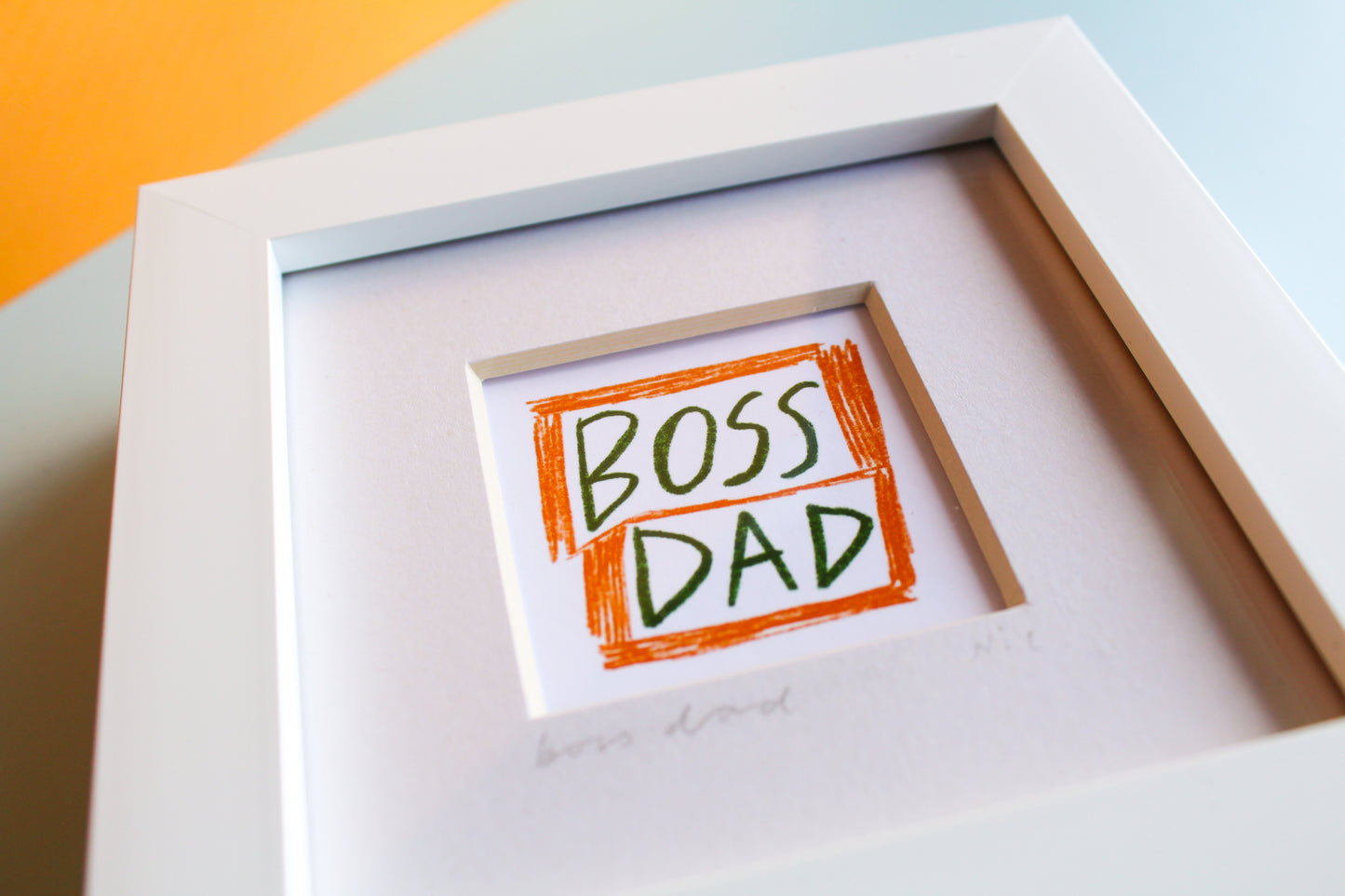 Boss Dad Mini Art Print